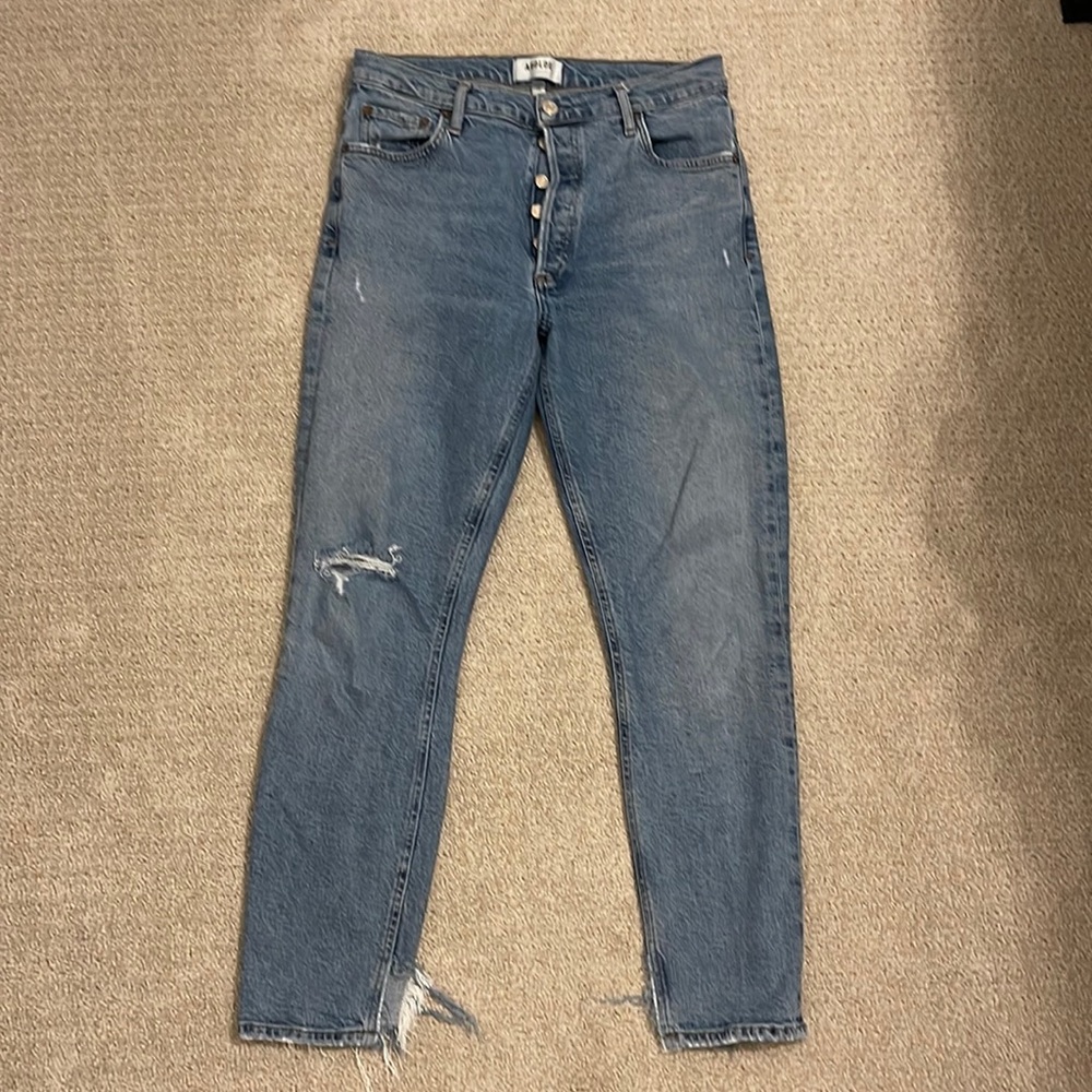 Agolde high rise slim fit jeans! Size 28